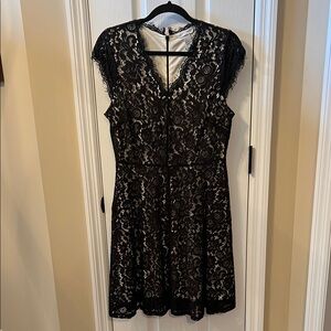 Elegant Black Lace Dress